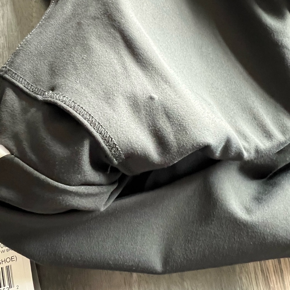 NWT Gaiam L Journey Midi Dress w/Bra Cups Black - Picture 6 of 8